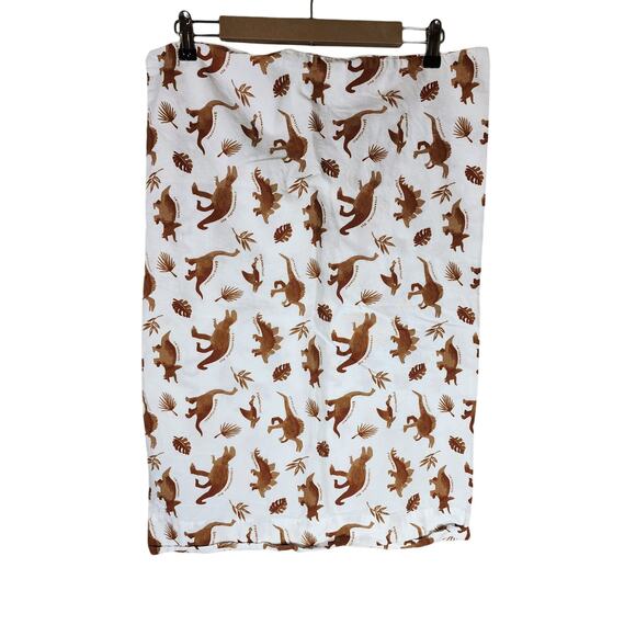 PILLOWFORT Brown and White Dinosaur STANDARD Pillowcase - Qty 1 - Picture 1 of 9
